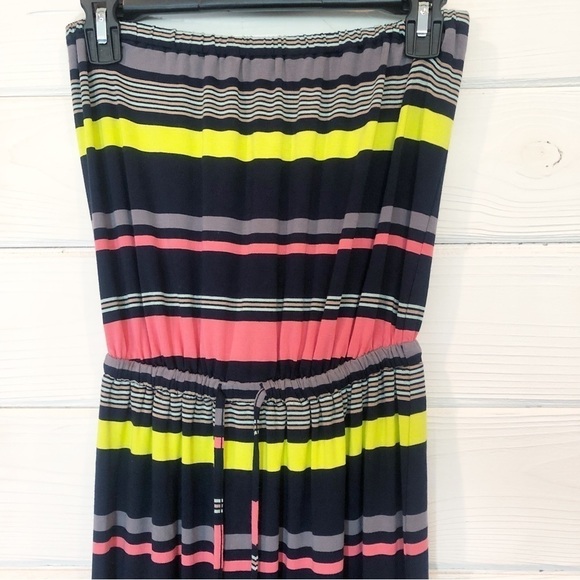 Ann Taylor Factory Striped Tube Maxi Dress - Picture 2 of 6